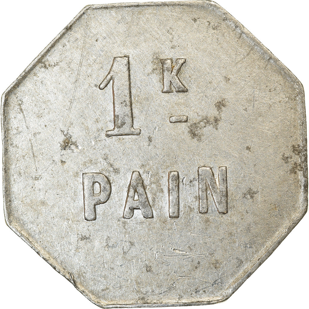 Münze, Frankreich, Coopérative, Thaon-les-Vosges, 1 kg Pain, SS, Aluminium