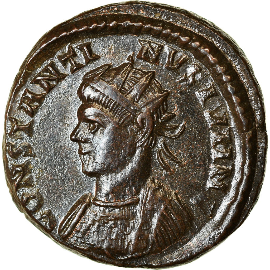 Coin, Constantine II, Follis, 322-324, London, AU(55-58), Bronze, RIC:257