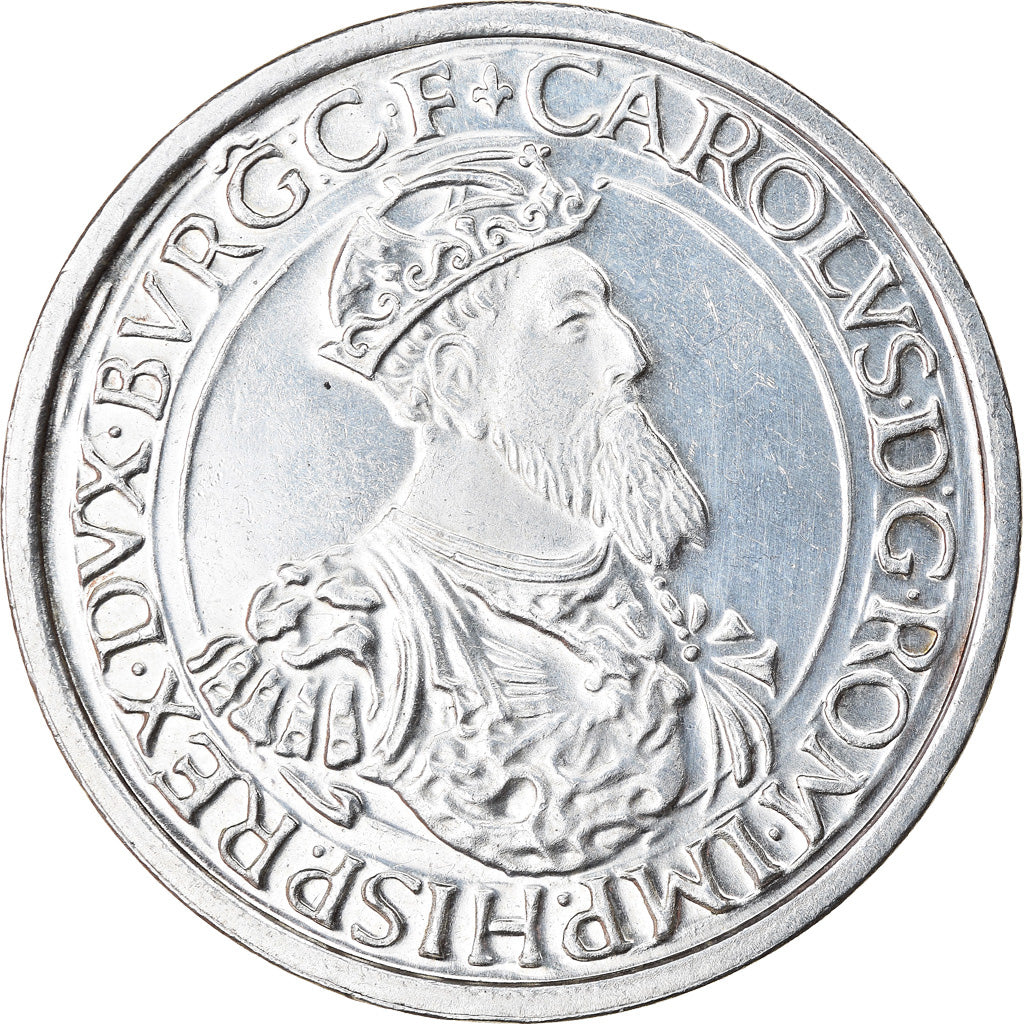 Moneta, Belgia, 5 Ecu, 1987, MS(63), Srebro, KM:166