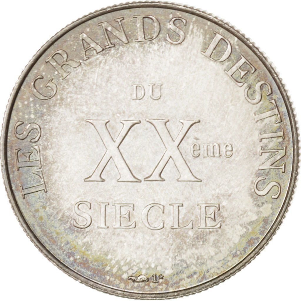 France, Medal, French Fifth Republic, History, MS(63), Silver