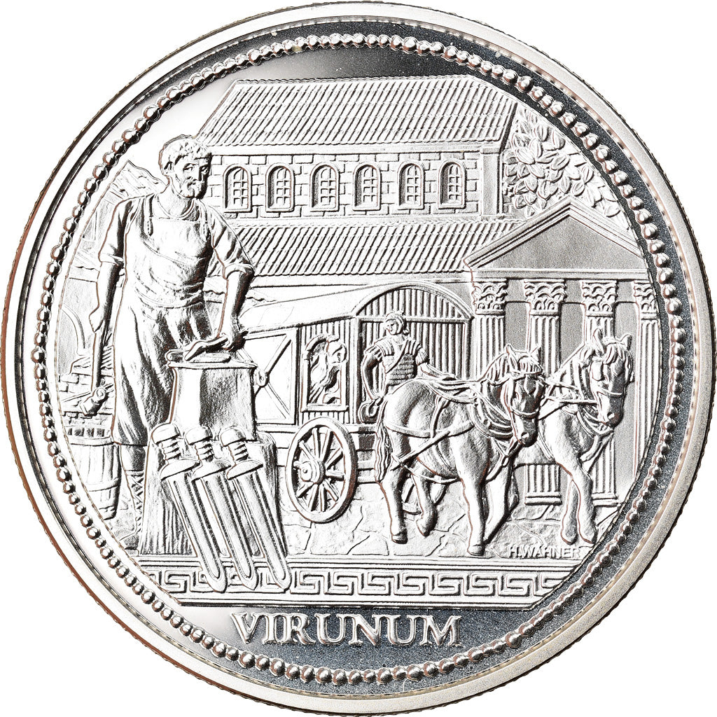 Austria, 20 Euro, Virunum, 2010, Vienna, FDC, Plata, KM:3187