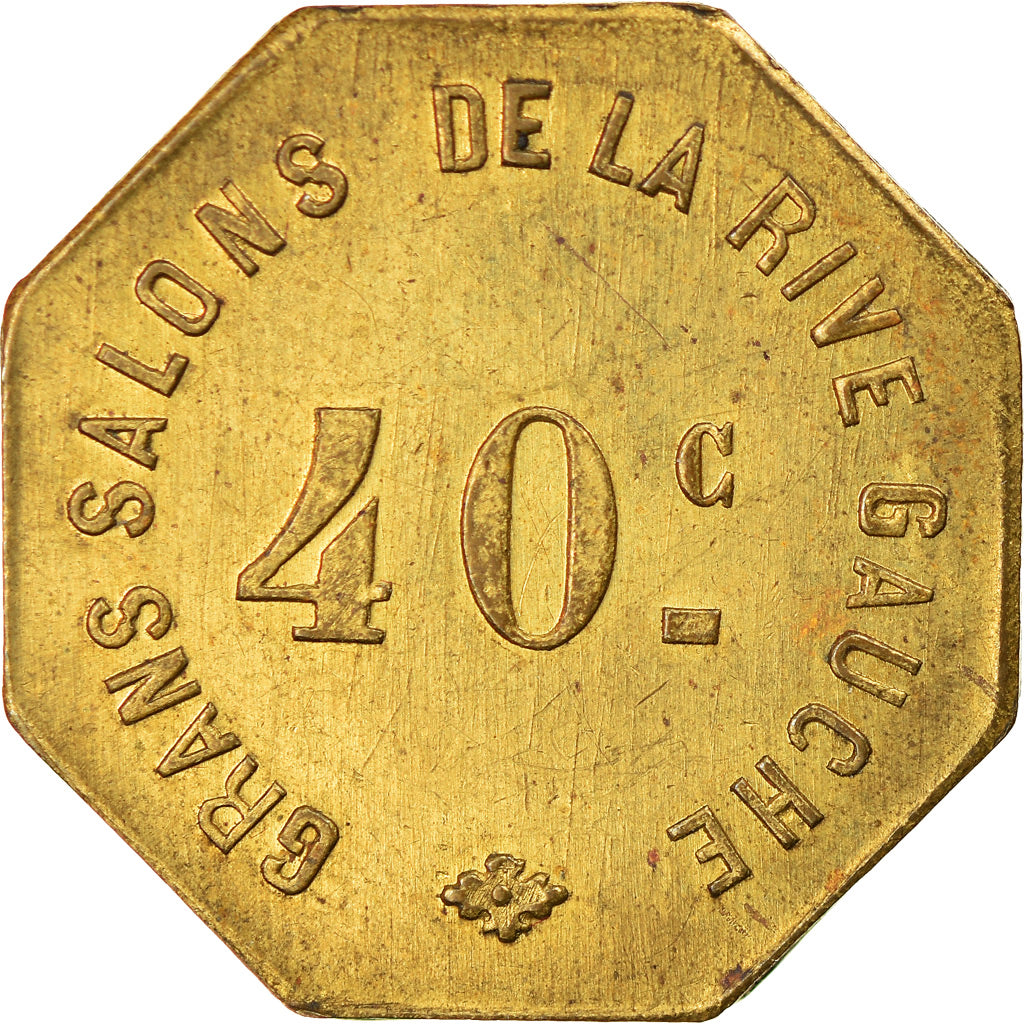 Münze, Frankreich, Grands Salons de la Rive Gauche, Paris, 40 Centimes, VZ