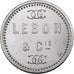 Algeria, Token, Lebon & Cie, Nickel plated brass, MS(63)