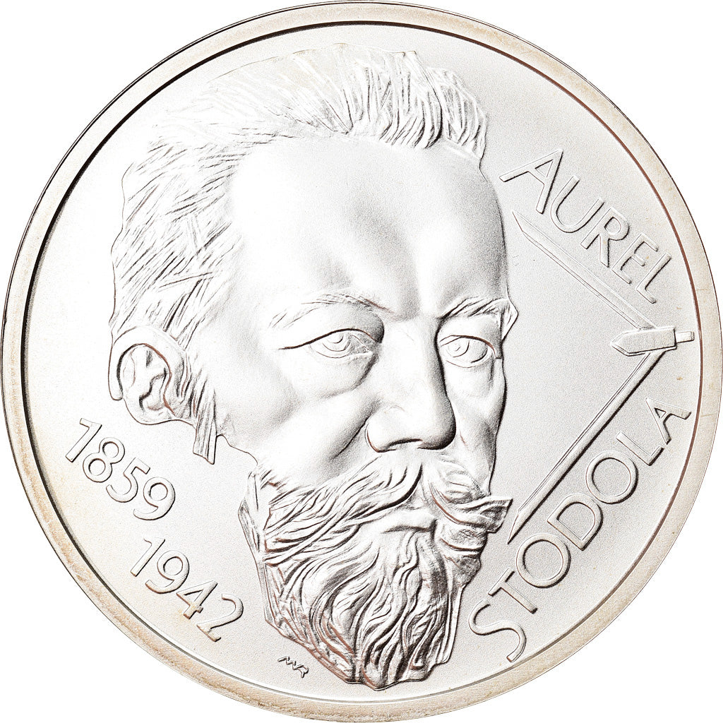 Slovaquie, 10 Euro, Aurel Stodola, 2009, Kremnica, FDC, Argent, KM:108