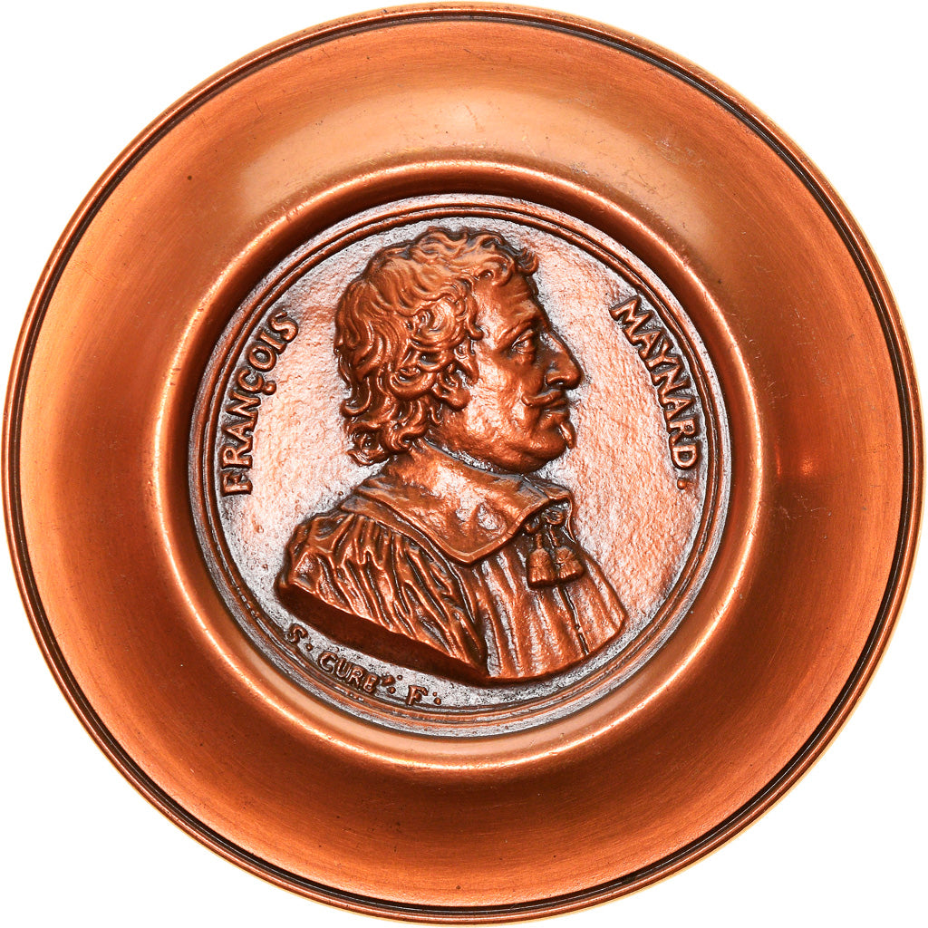France, Medal, François Maynard, History, 1968, Cure, MS(63), Copper
