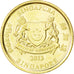 Coin, Singapore, 5 Cents, 2013, MS(63), Aluminium-Bronze, KM:New