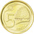 Coin, Singapore, 5 Cents, 2013, MS(63), Aluminium-Bronze, KM:New
