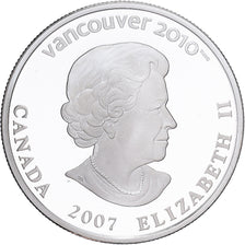Moneta, Canada, Elizabeth II, Alpine skiing, 25 Dollars, 2007, FDC, Argento
