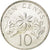 Münze, Singapur, 10 Cents, 1988, UNZ, Copper-nickel, KM:51