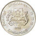 Moneda, Singapur, 20 Cents, 1988, SC, Cobre - níquel, KM:52