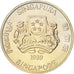 Coin, Singapore, 20 Cents, 1989, MS(63), Copper-nickel, KM:52