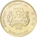 Coin, Singapore, 20 Cents, 1990, MS(63), Copper-nickel, KM:52