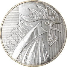 France, 10 Euro, Coq, 2014, MS(65-70), Silver, Gadoury:EU656