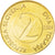 Moneta, Słowenia, 2 Tolarja, 2004, MS(63), Mosiądz niklowy, KM:5