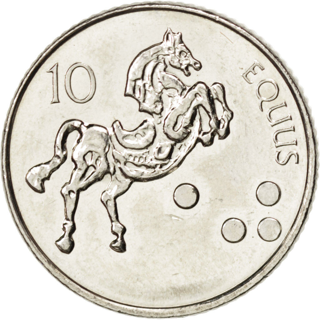 Coin, Slovenia, 10 Tolarjev, 2006, MS(63), Copper-nickel, KM:41