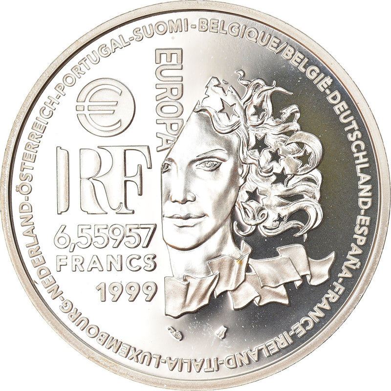 Coin France Gothic Art 6.55957 Francs 1999 Paris Proof MS(65-70