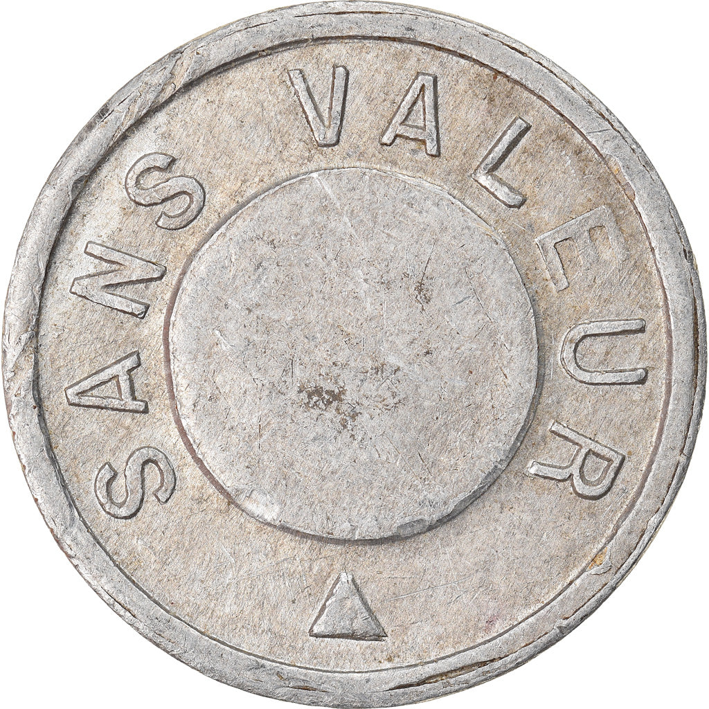 France, Jeton, Amusement, Sans valeur, TTB+, Aluminium