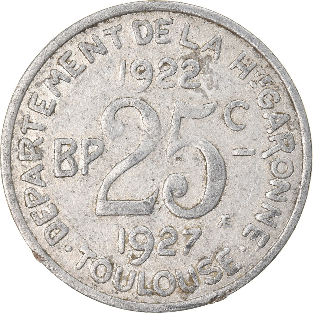 Munten, Frankrijk, Union Latine, Comité du Sud-Ouest, Toulouse, 25 Centimes