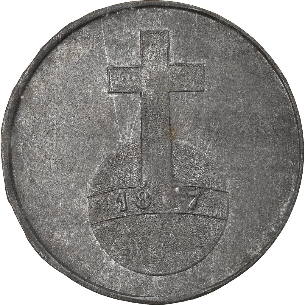 Francia, Token, Montélimar, Société Alimentaire, 1867, MBC+, Cinc