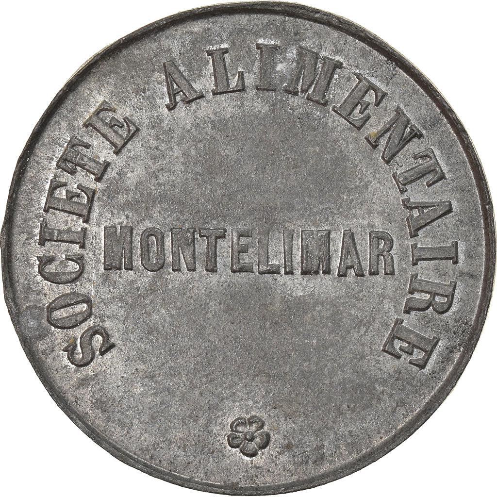 Francia, Token, Montélimar, Société Alimentaire, 1867, MBC+, Cinc