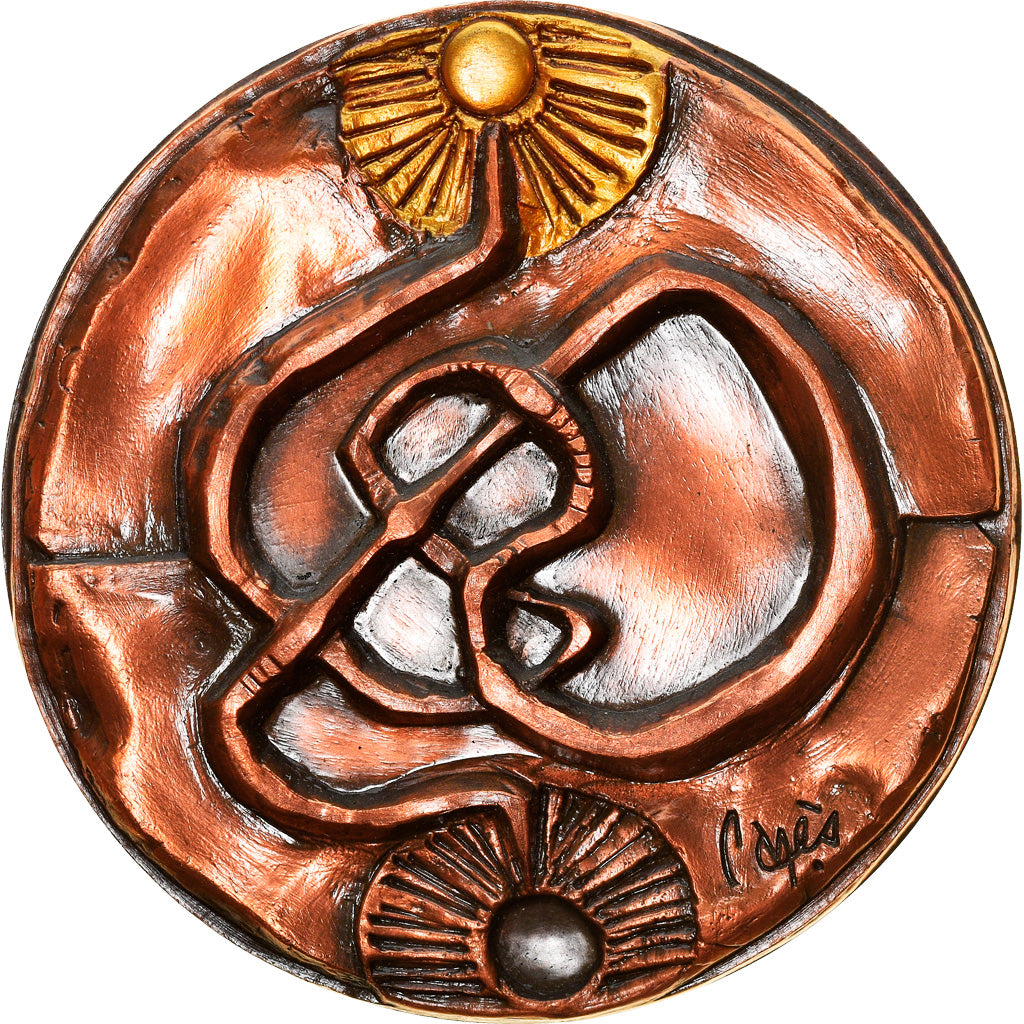 France, Medal, Victor Hugo, Les Travailleurs de la Mer, Arts & Culture, 1976