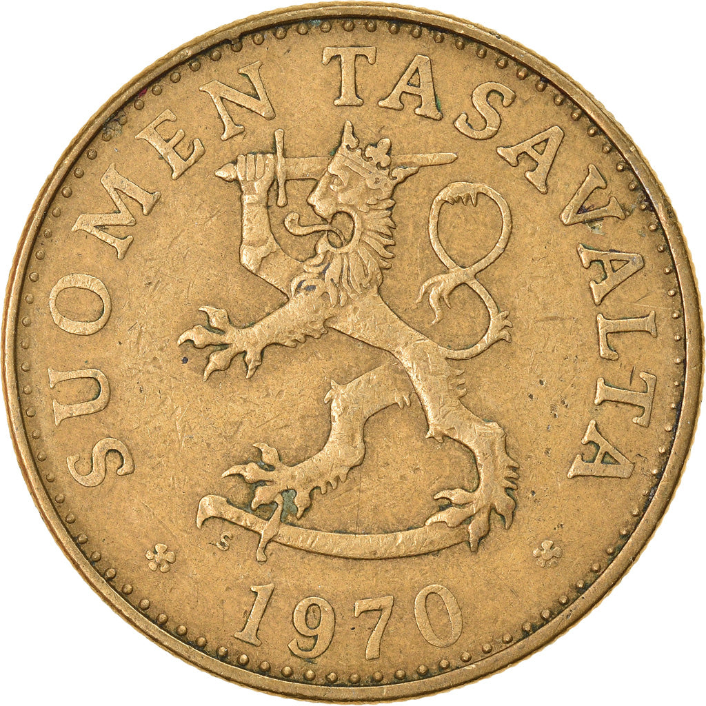 Münze, Finnland, 50 Penniä, 1970, SS, Aluminum-Bronze, KM:48