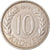 Moneda, Dinamarca, Margrethe II, 10 Kroner, 1979, Copenhagen, MBC+, Cobre -