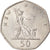 Moneta, Wielka Brytania, Elizabeth II, 50 New Pence, 1969, AU(50-53)