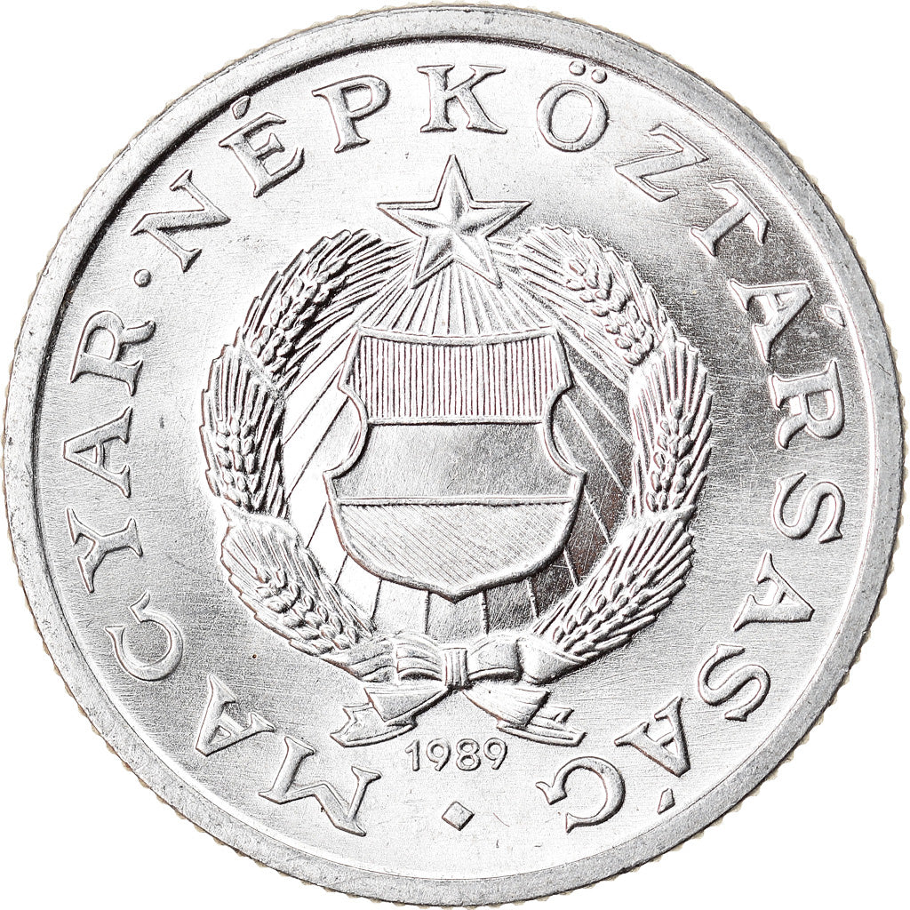 Moneda, Hungría, Forint, 1989, SC, Aluminio, KM:575