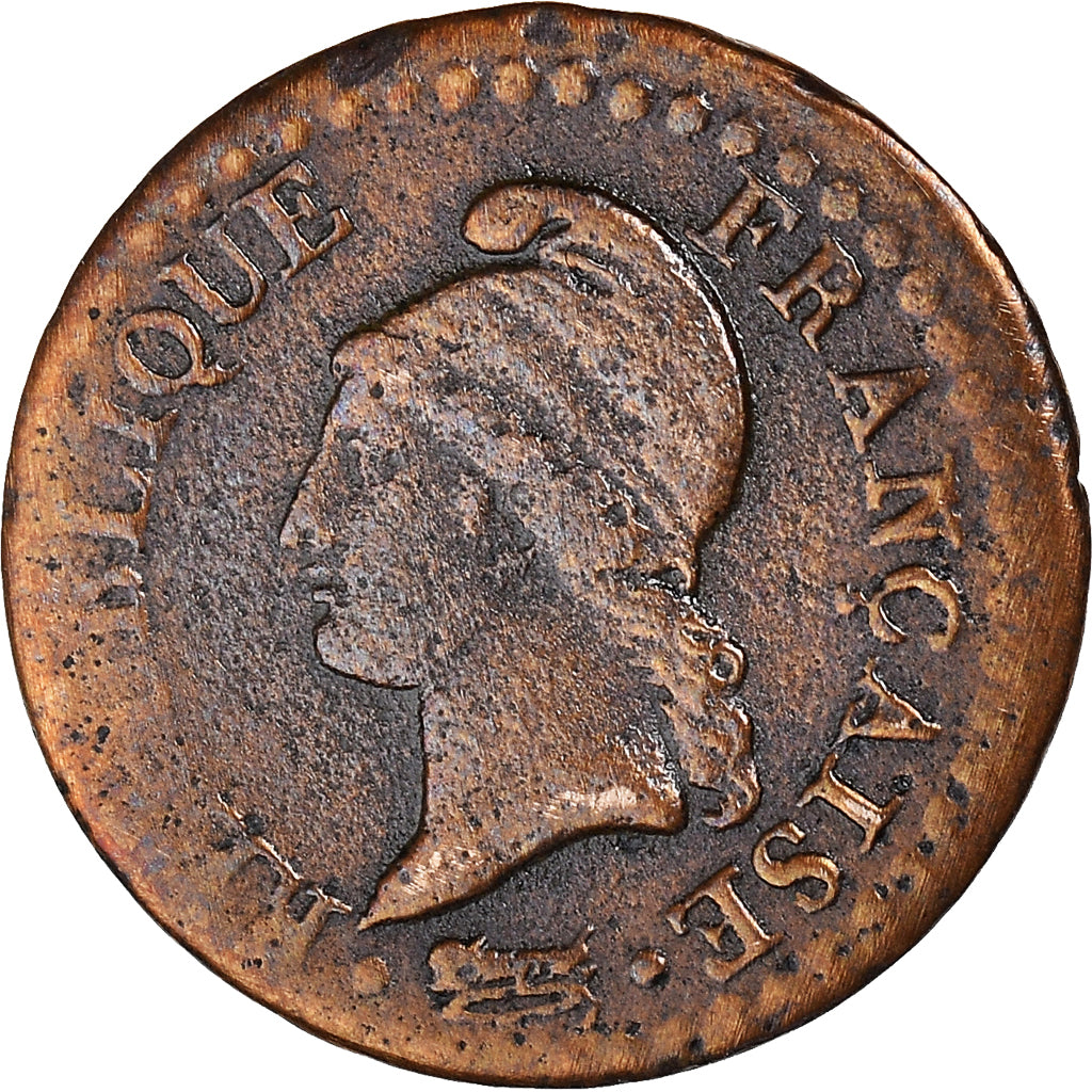 Coin, France, Dupré, Centime, AN 6, Paris, VF(30-35), Bronze, KM:646