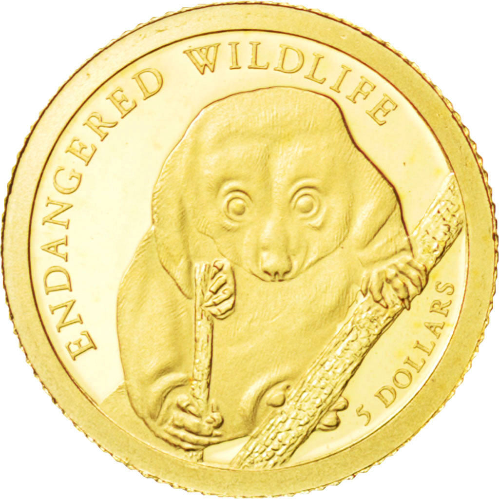 Coin, Solomon Islands, Elizabeth II, 5 Dollars, 2010, MS(65-70), Gold, KM:123
