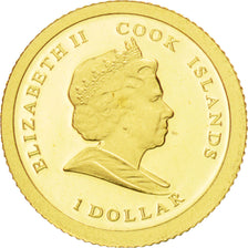 Coin, Cook Islands, Elizabeth II, Dollar, 2009, MS(65-70), Gold, KM:706