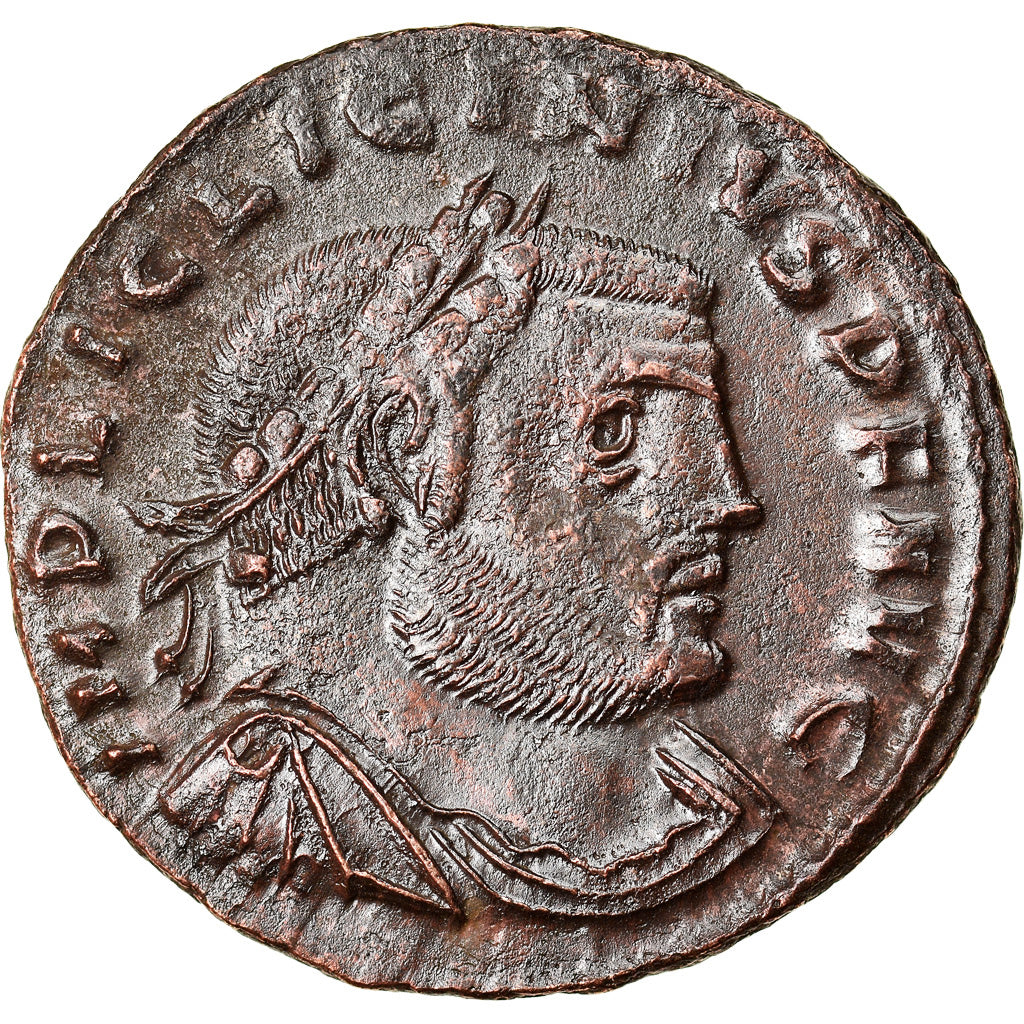Moeda, Licinius I, Follis, 312-313, Thessalonica, AU(50-53), Bronze, RIC:59