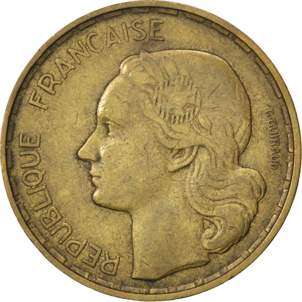 Coin, France, Guiraud, 50 Francs, 1950, VF(30-35), Aluminum-Bronze, KM:918.1