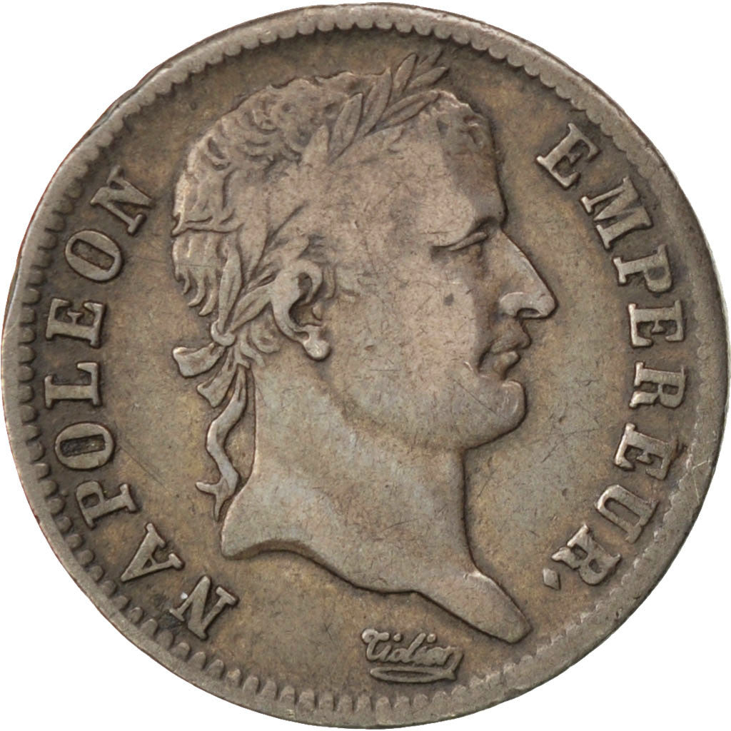 Münze, Frankreich, Napoléon I, Franc, 1808, Limoges, S+, Silber, KM:682.6