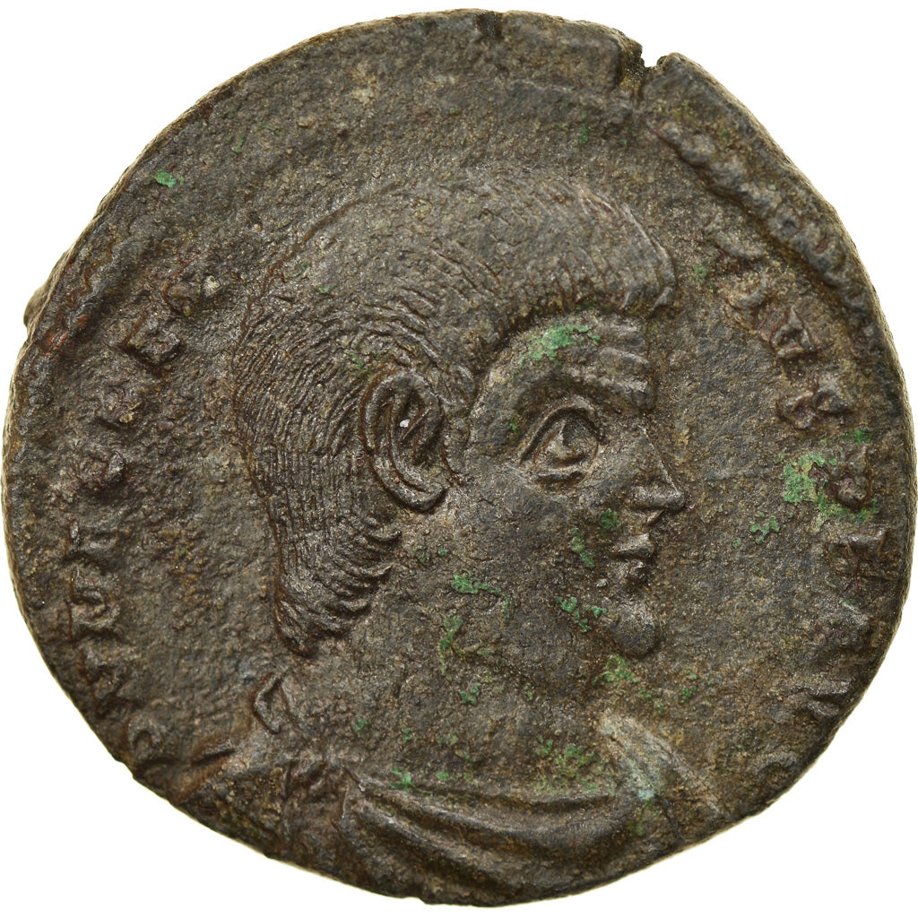 Münze, Magnentius, Double Maiorina, 352, Trier, SS+, Bronze, RIC:318