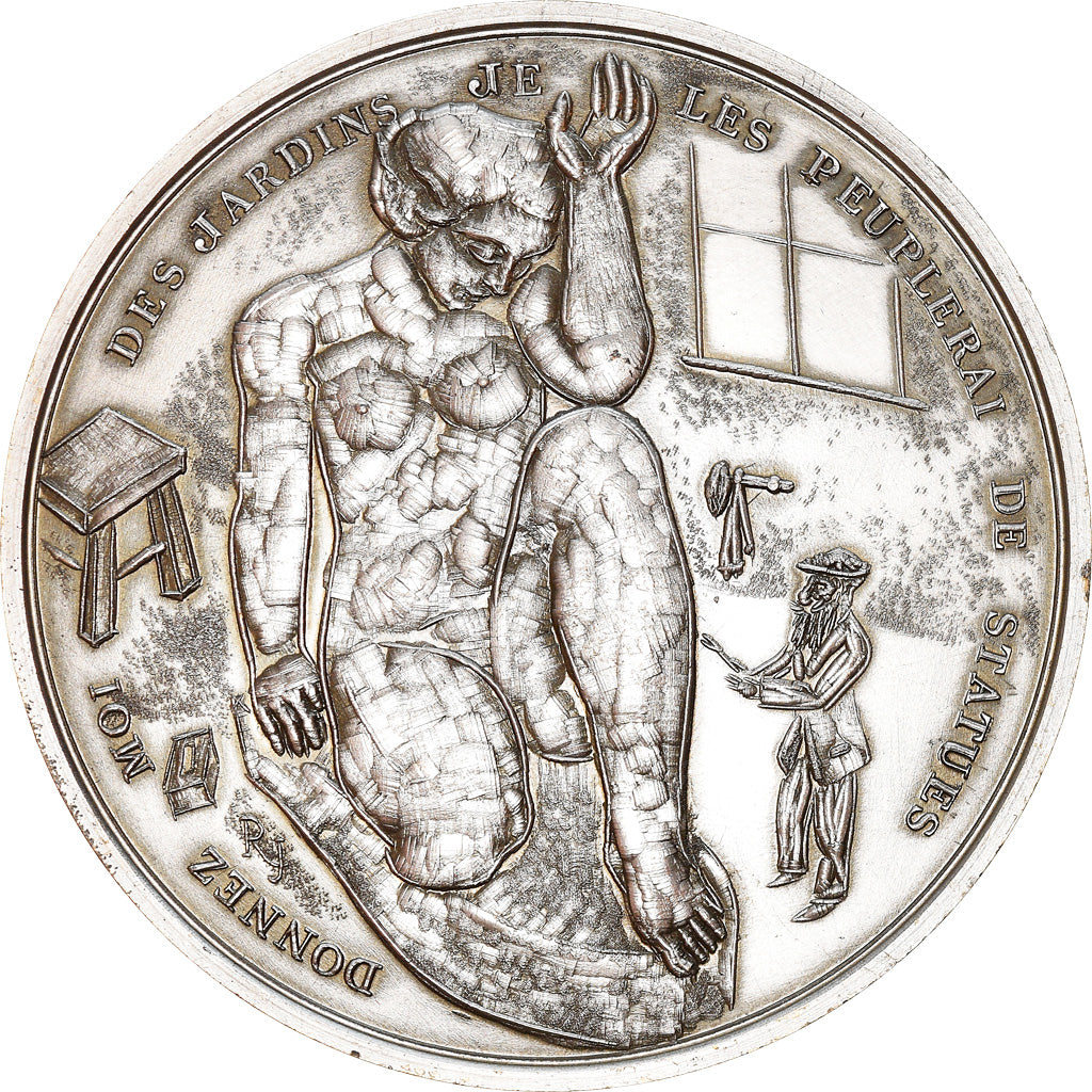 France, Medal, Maillol aux Jardins des Tuileries, Arts & Culture, 1967, MS(63)