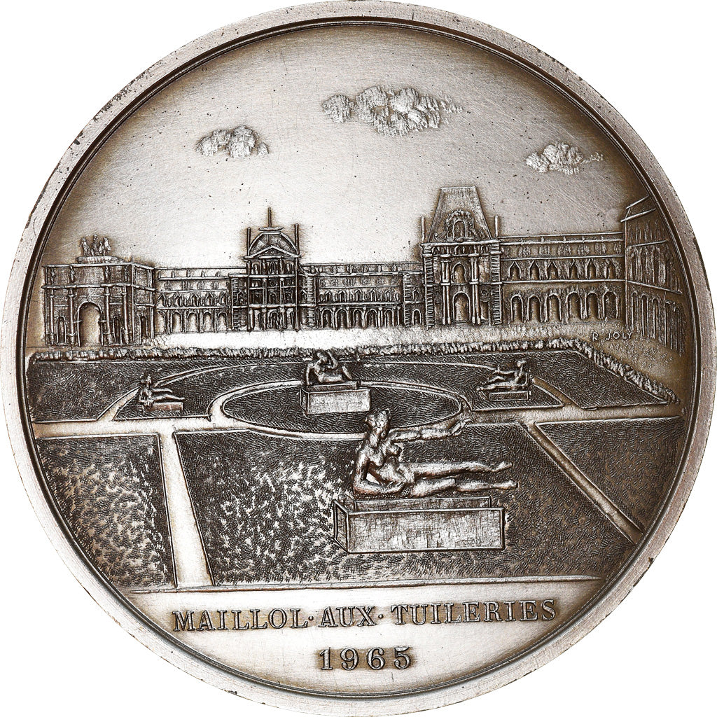 France, Medal, Maillol aux Jardins des Tuileries, Arts & Culture, 1967, MS(63)