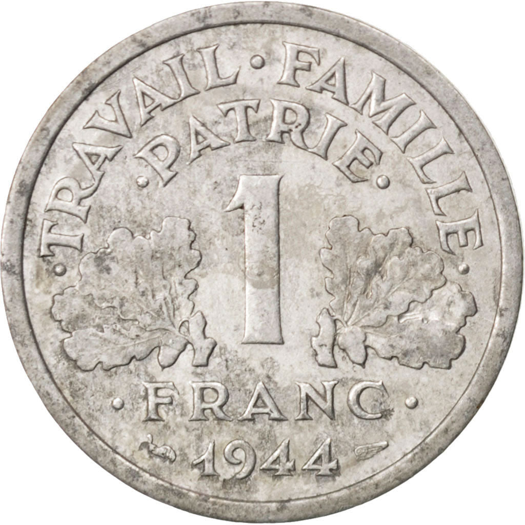 Monnaie, France, Bazor, Franc, 1944, Castelsarrasin, TB, Aluminium, KM:902.3