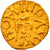 Moneta, Francia, RACIO DOMINI, Triens, LAVDVLFVS Moneyer, BB, Oro, Belfort:Cf.