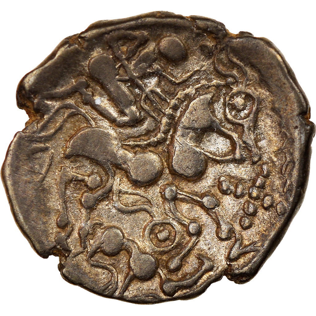 Aulerques Éburovices, 1/4 Stater, 1st century BC, Extremely rare, Electrum