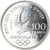 Munten, Frankrijk, Albertville - Slalom Skiing, 100 Francs, 1990, ESSAI, UNC
