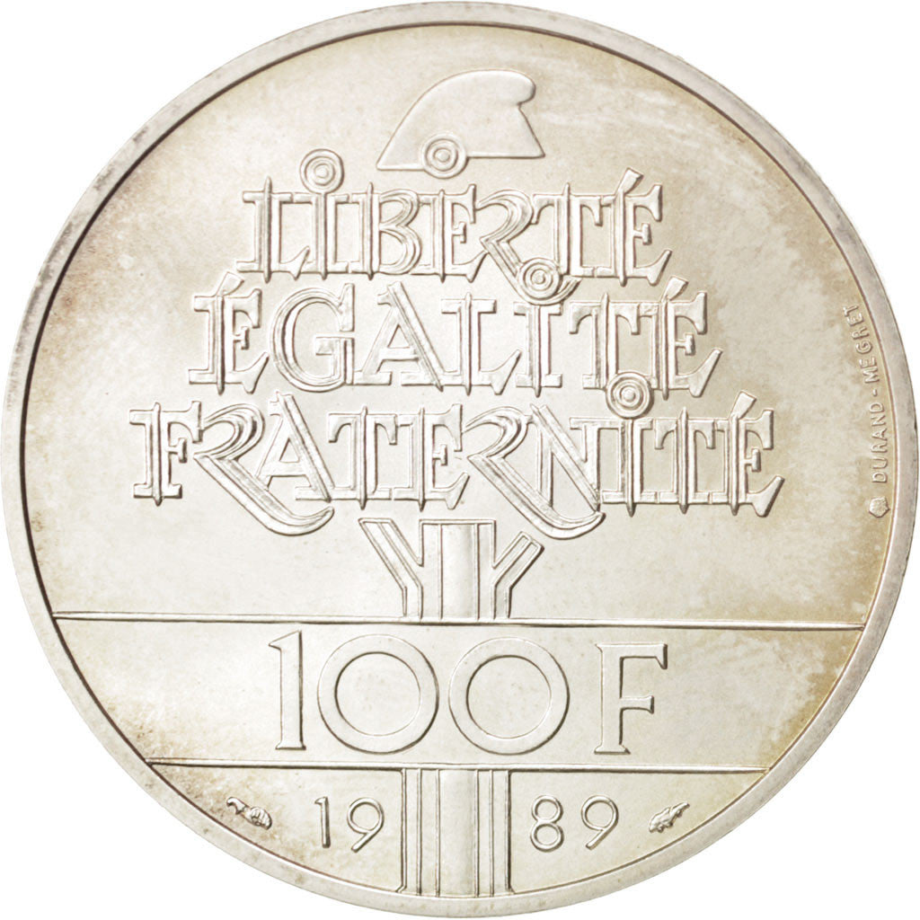 Monnaie, France, 100 Francs, 1989, SPL, Argent, KM:E145, Gadoury:904