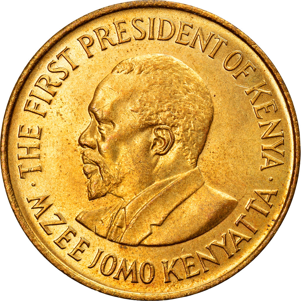 Moneda, Kenia, 10 Cents, 1978, SC, Níquel - latón, KM:11