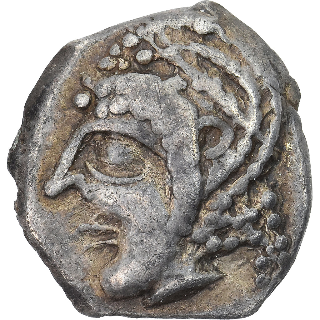 Obol, 475-450 BC, Marseilles, Silver, AU(50-53), Feugère-Py:OBM-1c