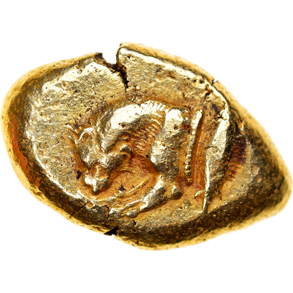 Myzja, Stater, ca. 500-480 BC, Cyzicus, Elektrum, VF(30-35)