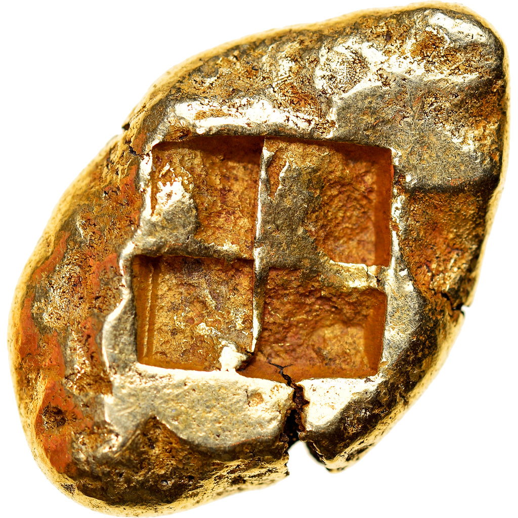 Myzja, Stater, ca. 500-480 BC, Cyzicus, Elektrum, VF(30-35)