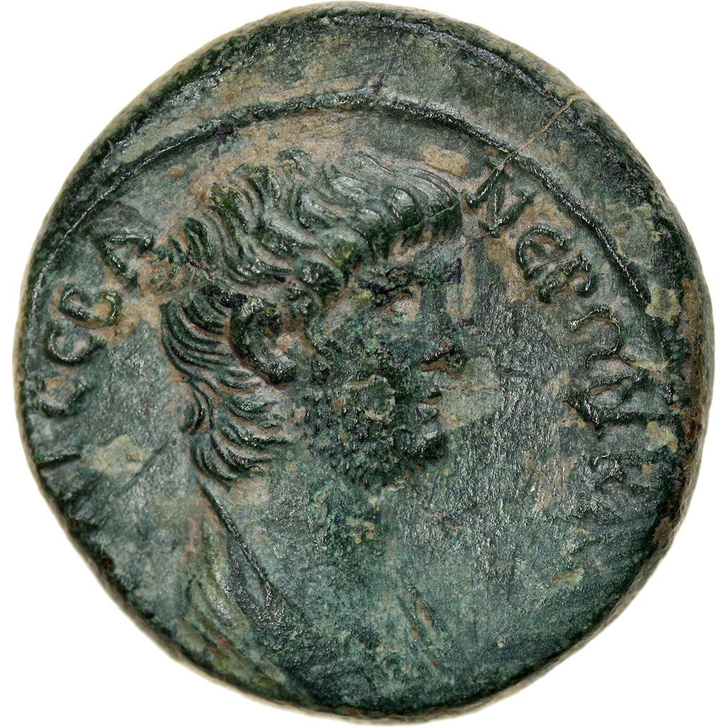 Munten, Lydia, Thyateira, Nero, Hemiassarion, 50-54, ZF+, Bronze, RPC:2381