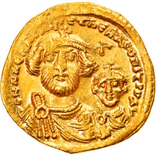 Monnaie, Heraclius, avec Heraclius Constantin, Solidus, 616-625, Constantinople