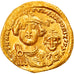 Monnaie, Heraclius, avec Heraclius Constantin, Solidus, 616-625, Constantinople
